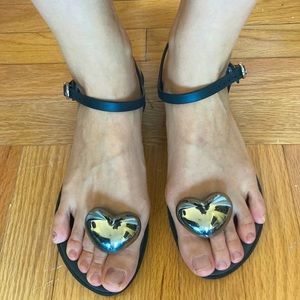Melissa heart sandal